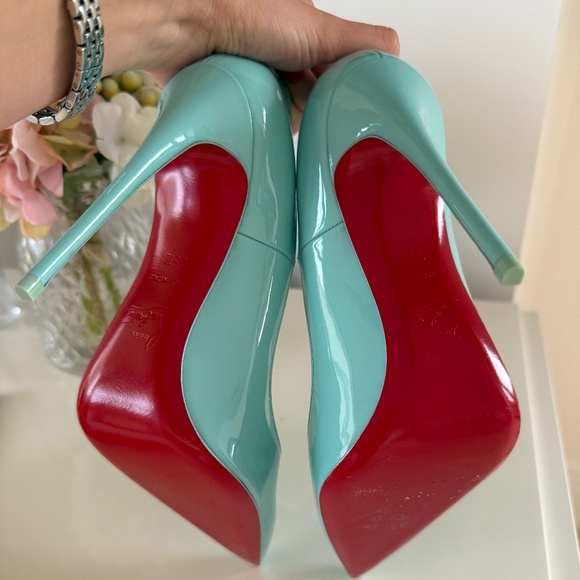 Christian Louboutin Shoes - Christian Louboutin Tiffany Blue Heels – Never Worn on the street